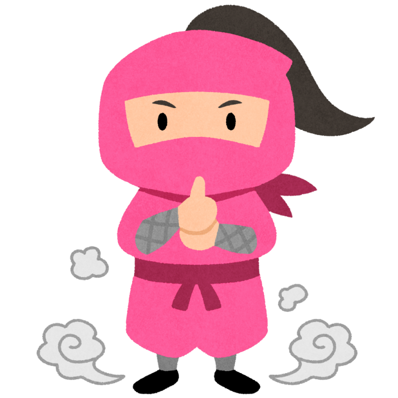 くノ一のフリーイラスト