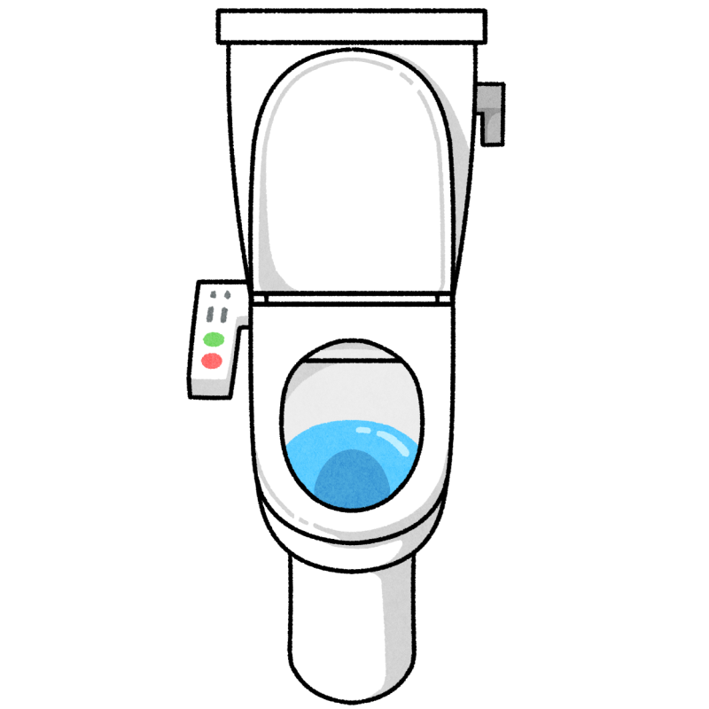 トイレのフリーイラスト