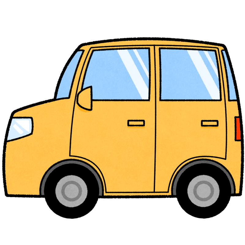 軽自動車のフリーイラスト