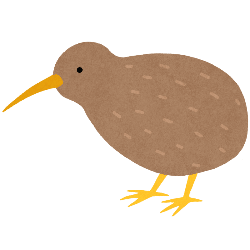 キーウィのフリーイラスト