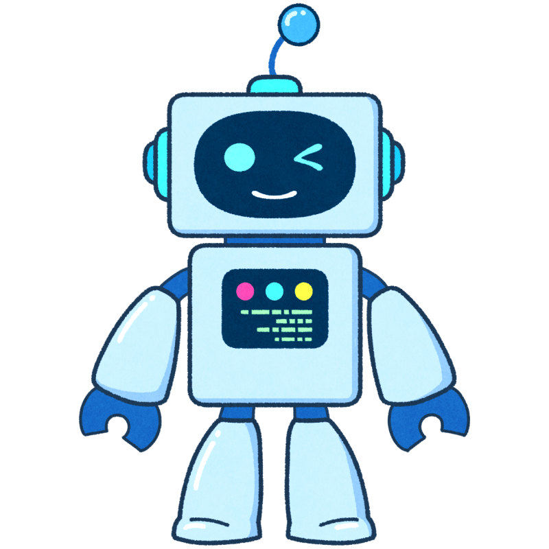 ロボットのフリーイラスト