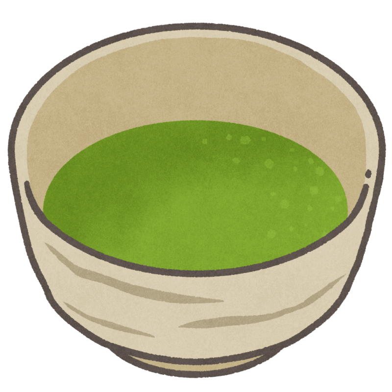 抹茶のフリーイラスト