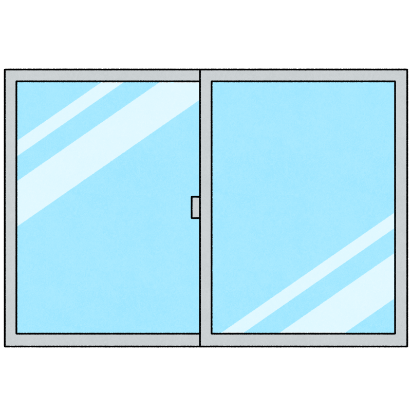 窓のフリーイラスト