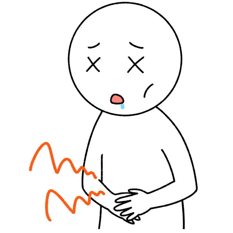 空腹のフリーイラスト
