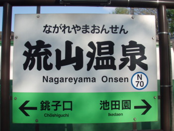 流山温泉駅