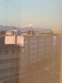 病室から富士山