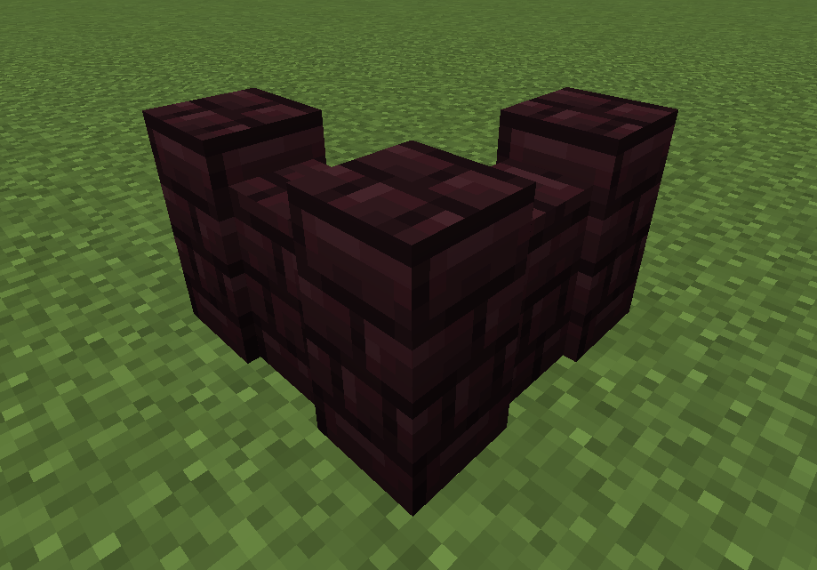 ネザーレンガの壁の作り方と使い方 マイクラ マインクラフト Minecraft Nizitanのマイクラwiki