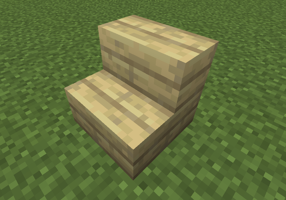 樺の階段の作り方と使い方 マイクラ マインクラフト Minecraft Nizitanのマイクラwiki