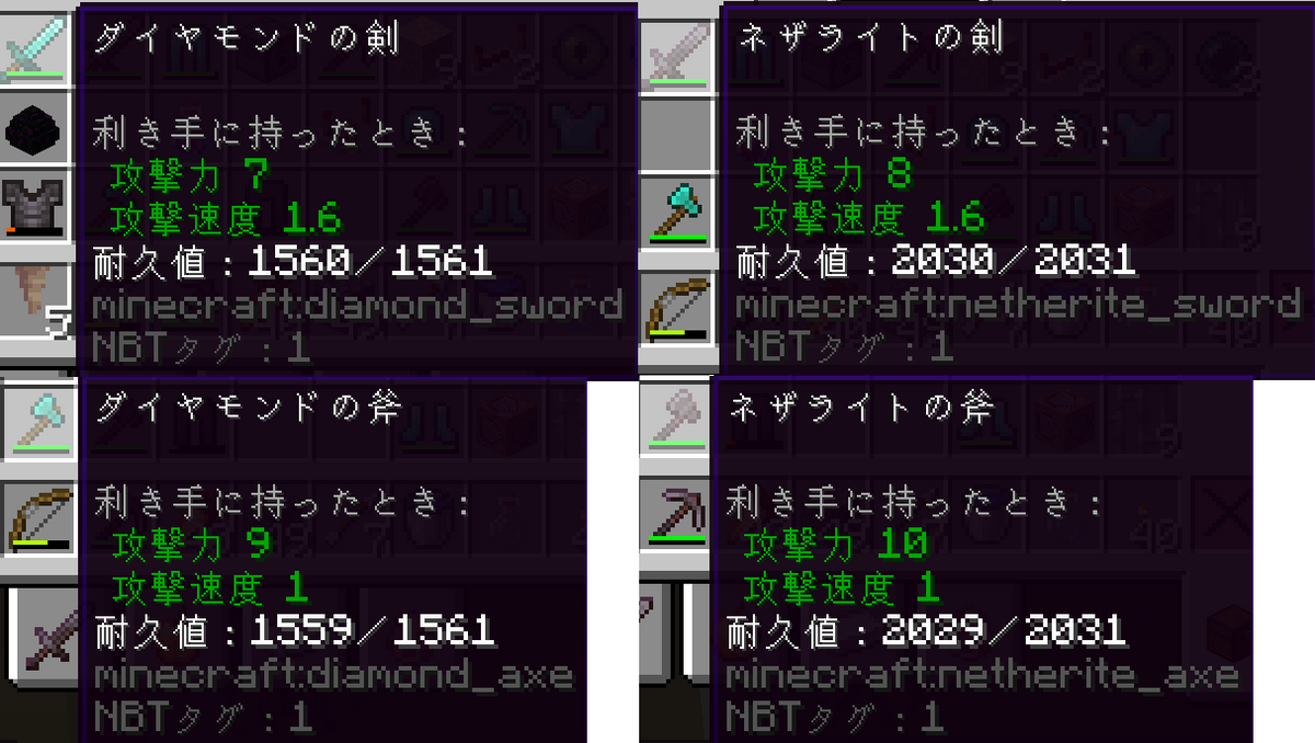 ネザライトとダイヤの比較の画像4