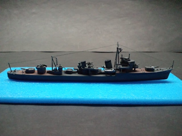 アオシマ 1/700 初霜 其の13 完成 - ベストメカコレクションを作りたい!