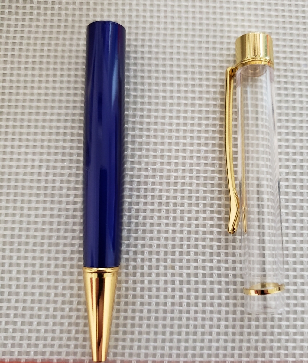 レジン ボールペン（宇宙） - ～レジンの形～noteのハンドメイド日記