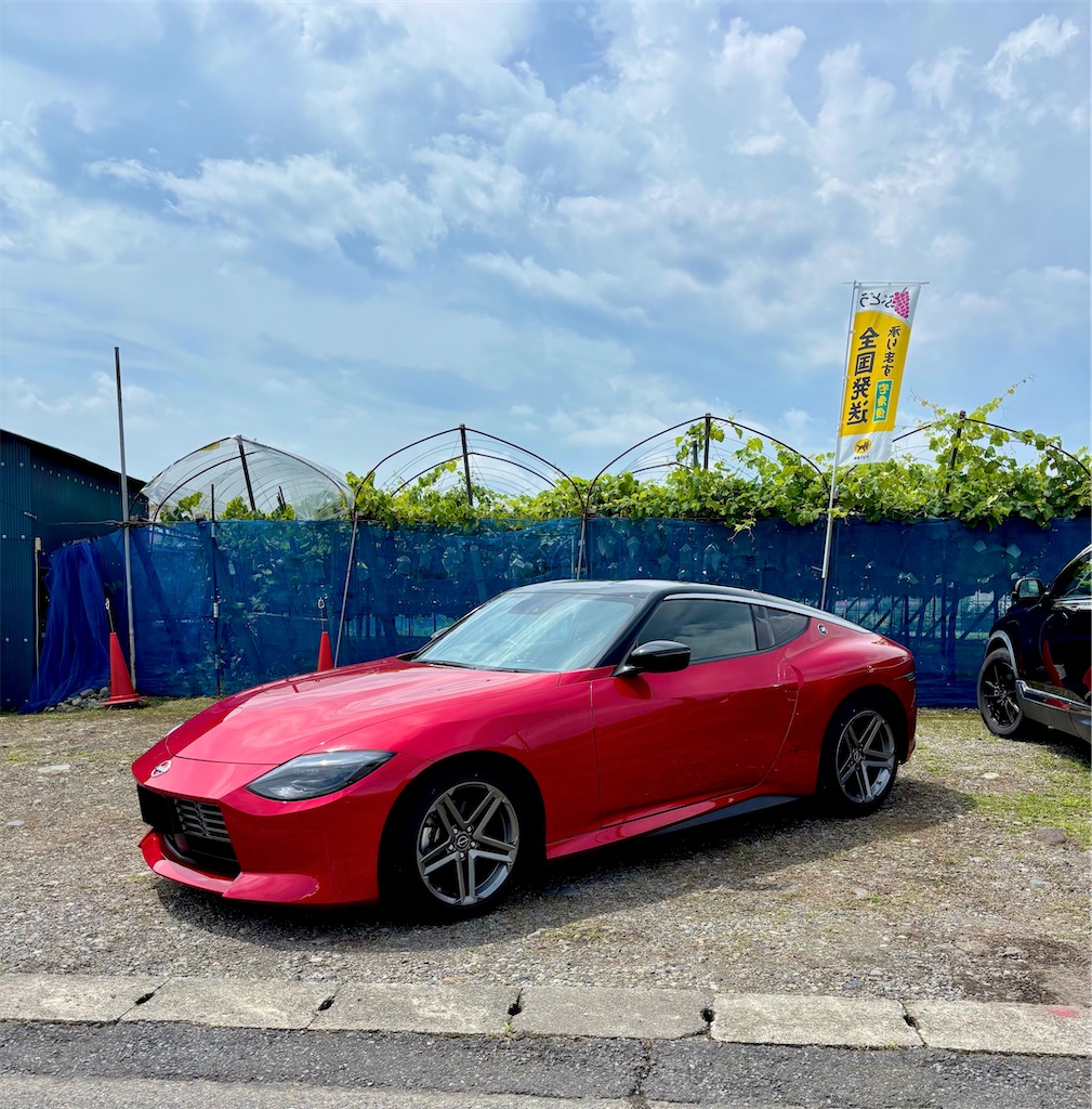 RZ34で爽快なソロドライブとぶどう購入 - のぶろぐ13。