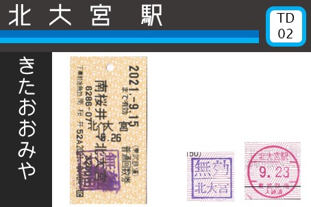 東武野田線の入鋏印・無効印・改札機印字 - (元)野田線担当のガラクタ置場