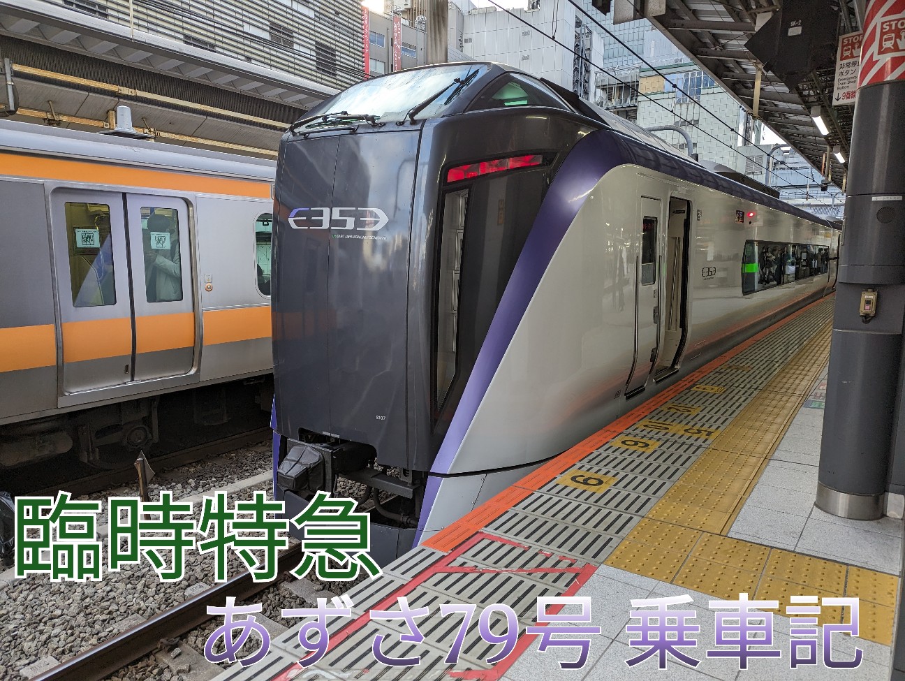 乗車口案内板  臨時特急  8号車 乗車口案内板 臨時特急 8号車 乗車口案内板 臨時特急 8号車