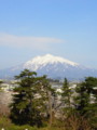 [携帯で風景]岩木山 from弘前公園