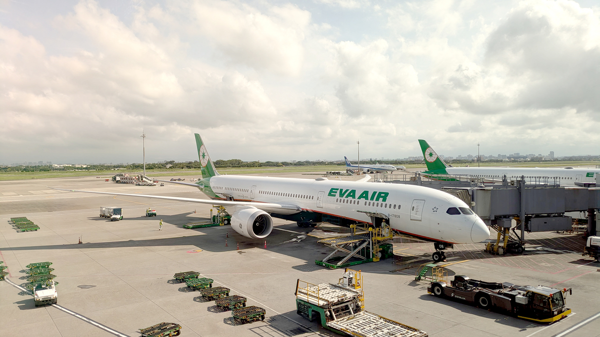 台北からの飛行機