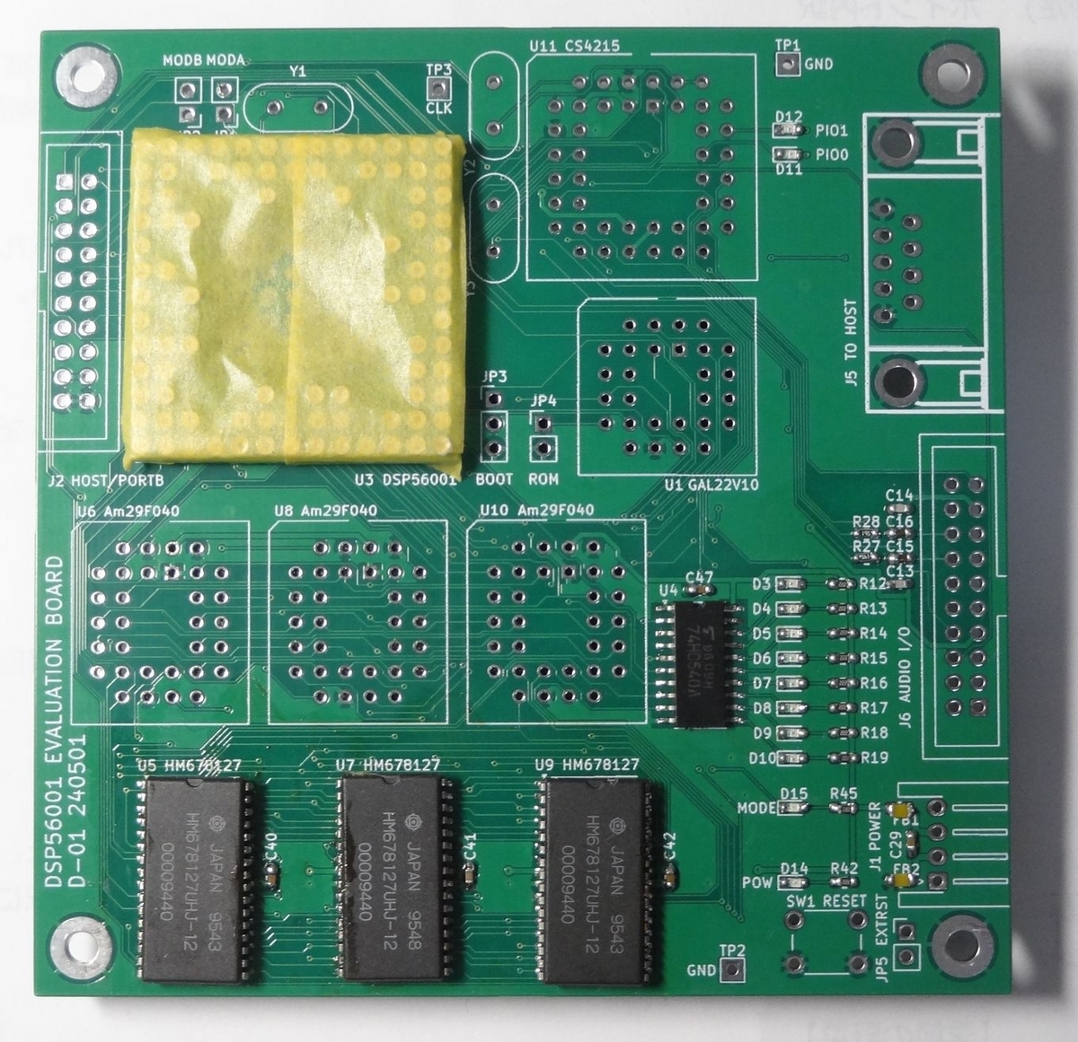 表面実装品完了 - CPU実験室