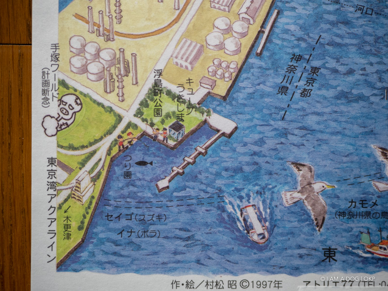 1年がかりで描かれる巨大絵地図：村松昭氏による山と川の散策