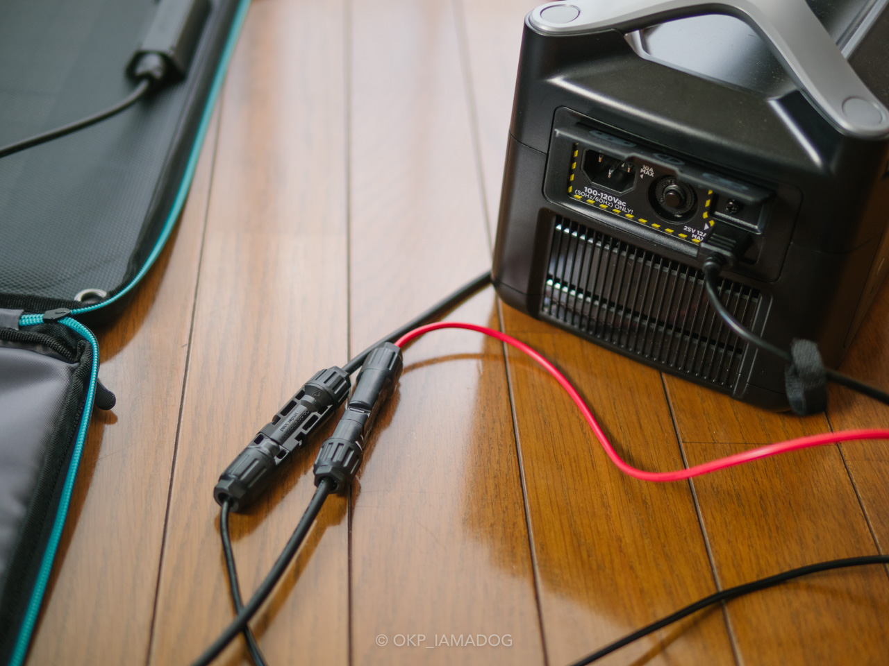 防災用としてポータブル電源 EcoFlow RIVER で使える60Wソーラー