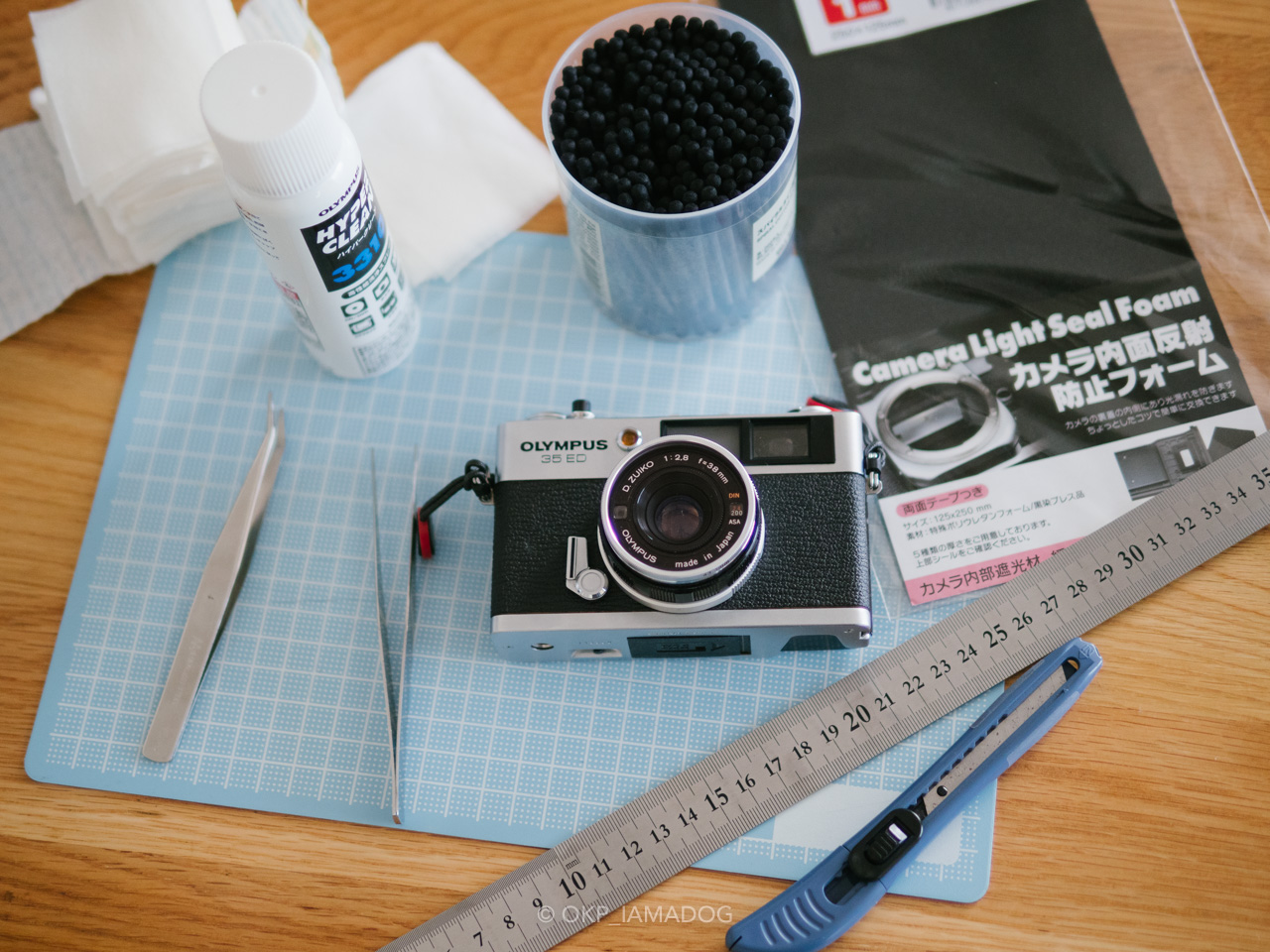 【動作品】　OLYMPUS - 35SP モルト交換　動作確認済　難あり オリンパス / 35SP