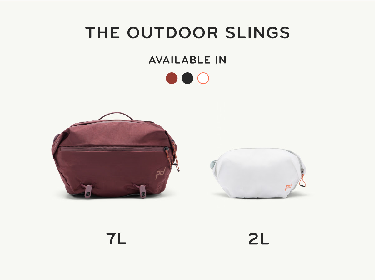 ピークデザインから新バックパック＆スリング「アウトドアライン」が