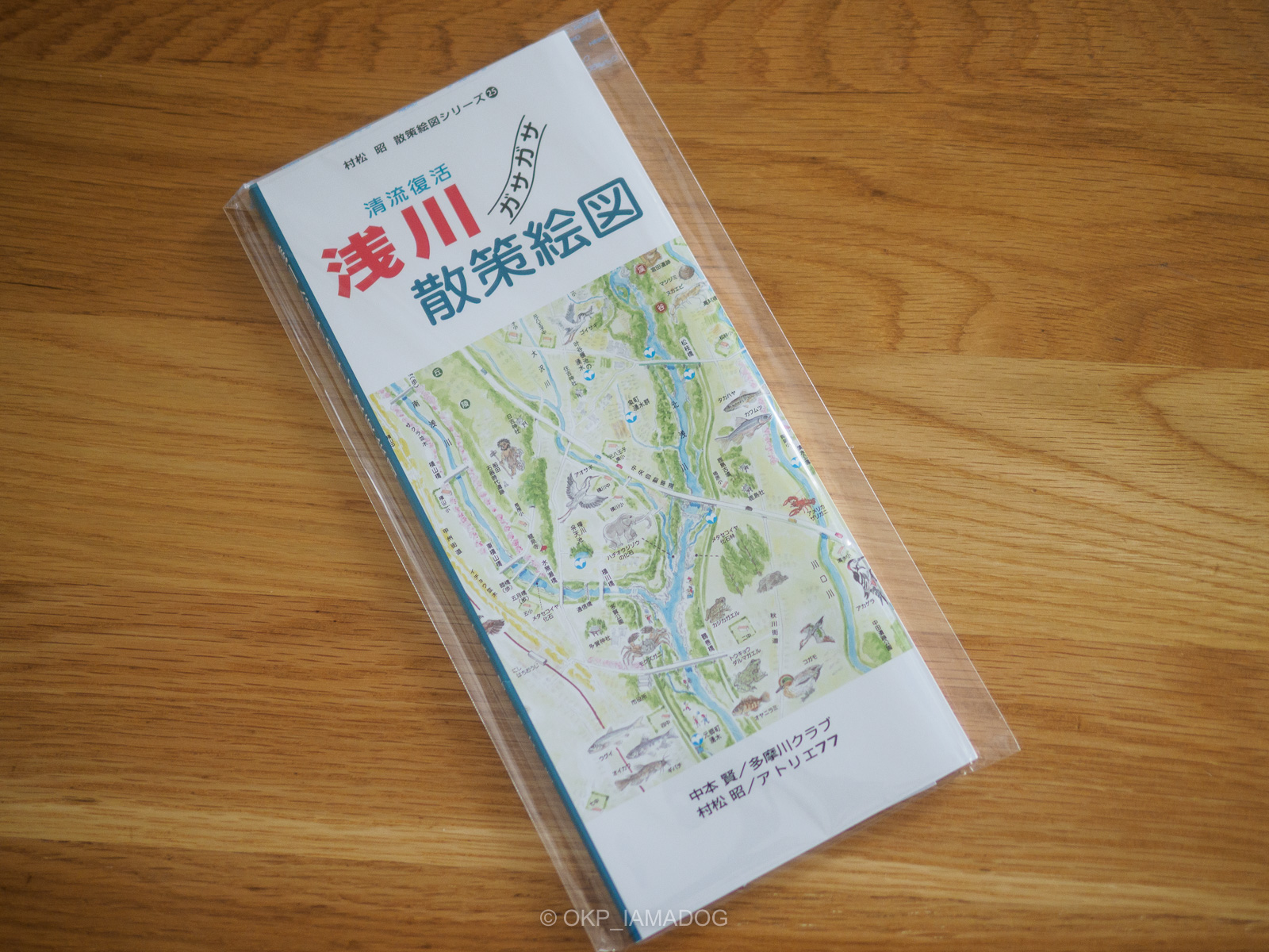 多摩川散策絵図 源流から河口まで　村松昭 Amazon.co.jp: 古地図「多摩川散策絵図（絵師：村松昭）-源流