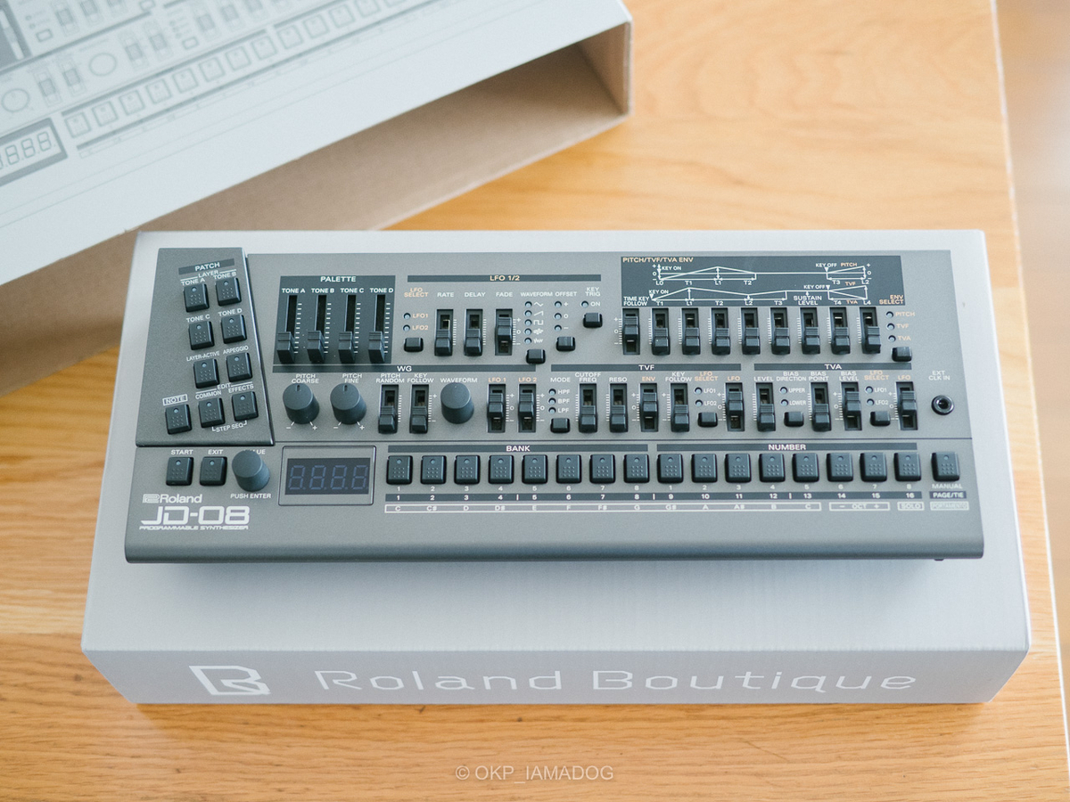 Roland JD-08を買ったのでRoland JD-800の思い出とか - hello! progress!! Roland JD-08を買ったのでRoland JD-800の思い出とか - hello! progress!!