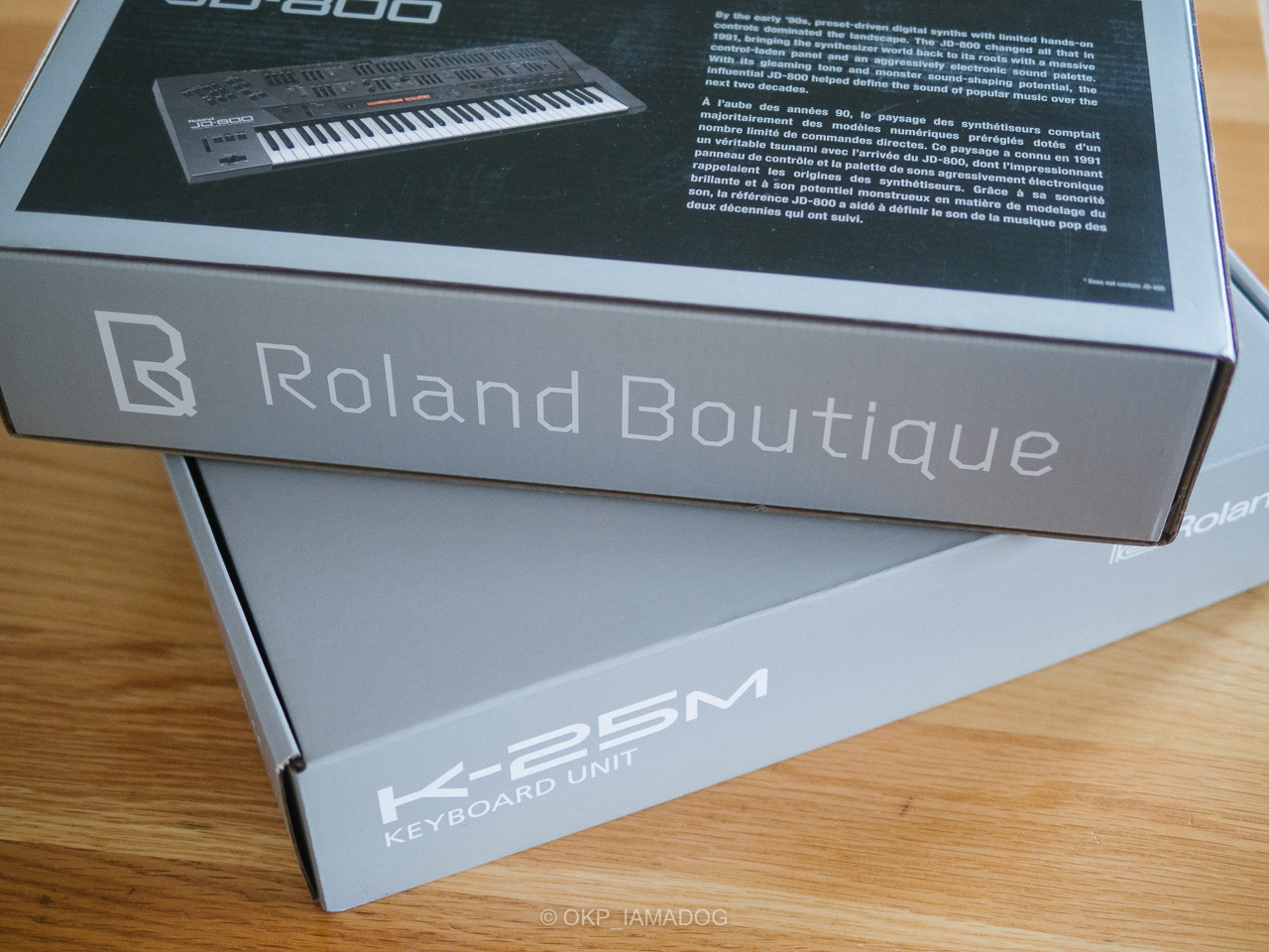Roland JD-08とK-25mを購入、バンドでJD-800の53番ピアノを使ってる