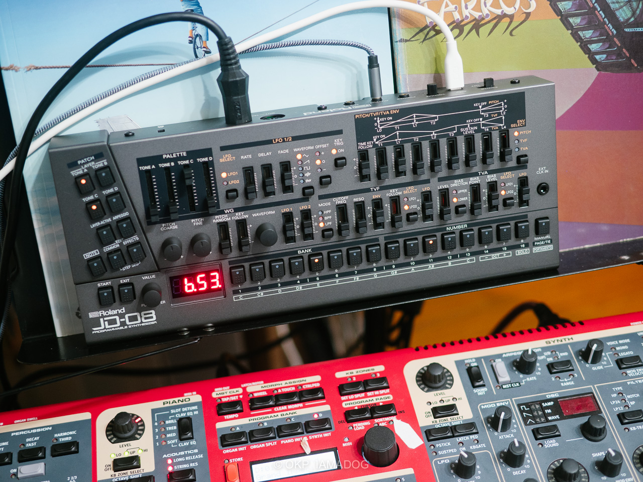 Roland JD-08とK-25mを購入、バンドでJD-800の53番ピアノを使ってる