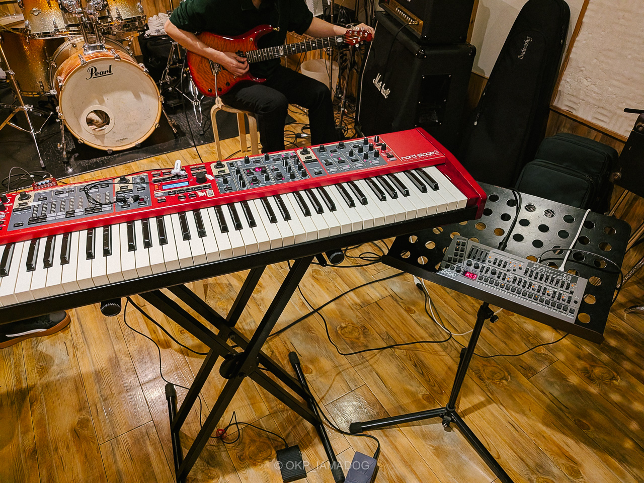 Roland JD-08とK-25mを購入、バンドでJD-800の53番ピアノを使ってる