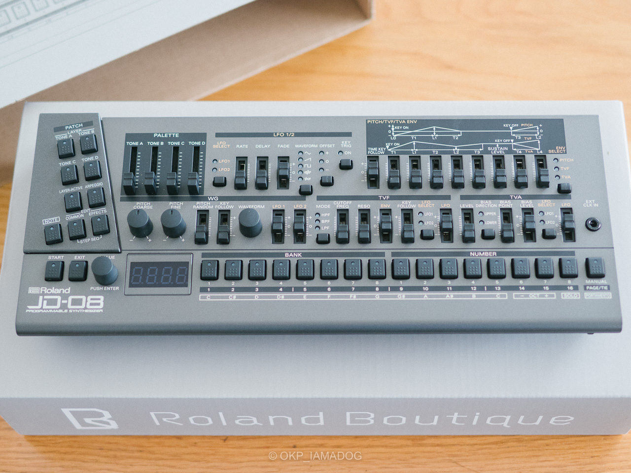 Roland JD-08とK-25mを購入、バンドでJD-800の53番ピアノを使ってる