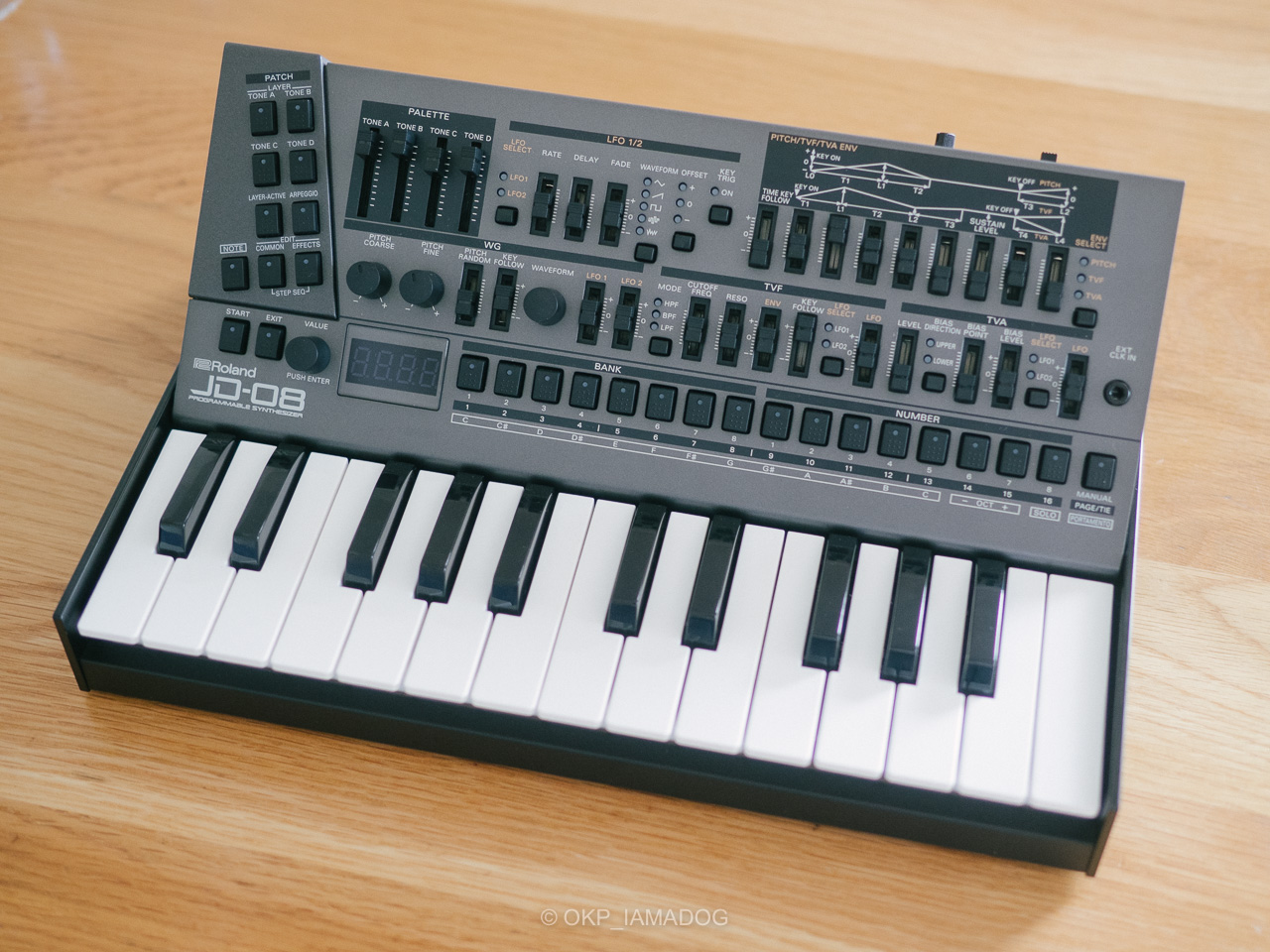 Roland JD-08とK-25mを購入、バンドでJD-800の53番ピアノを使ってる
