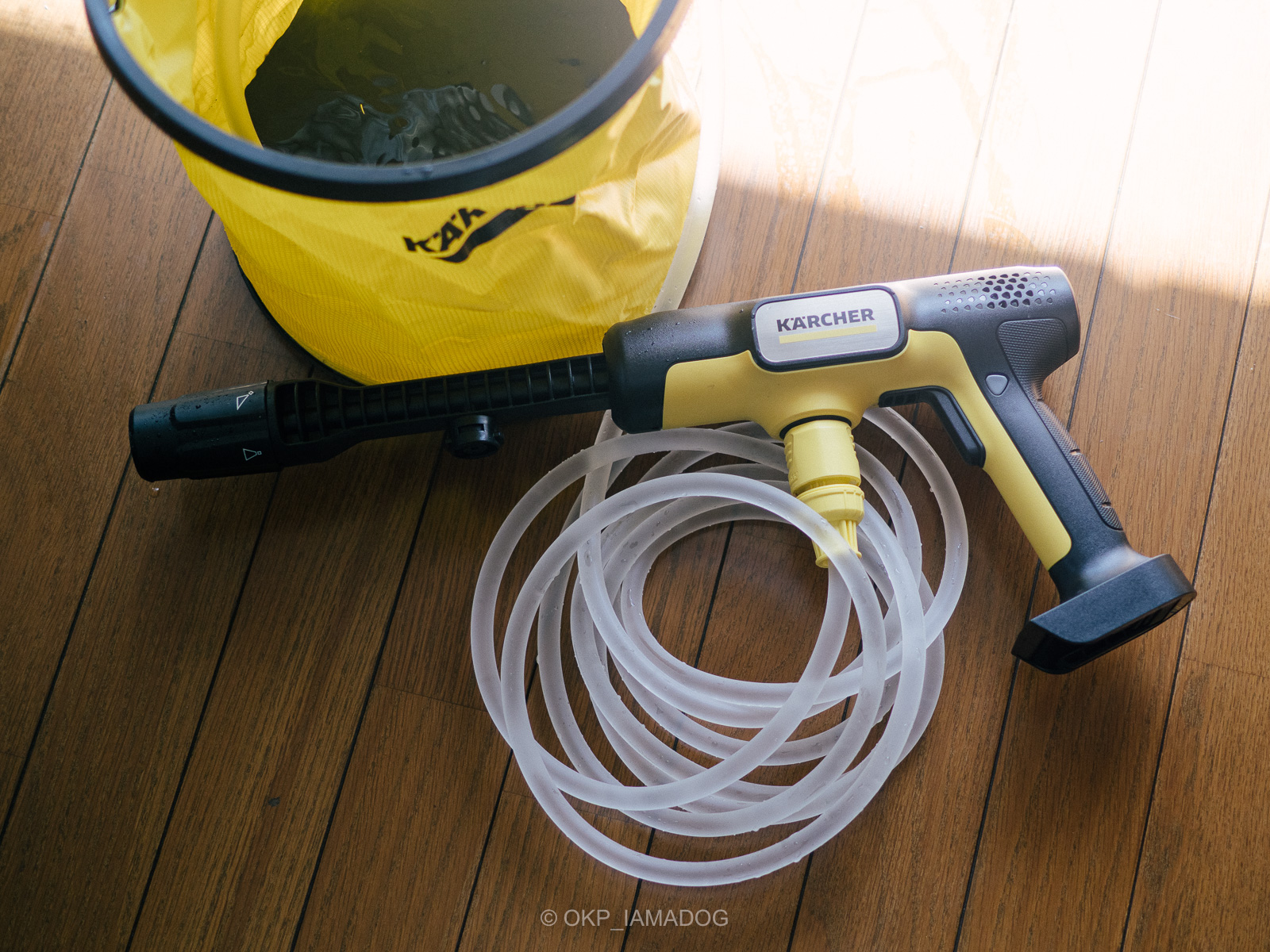 KARCHER OC 5 Handy 高圧洗浄機 コードレスのケルヒャー OC 5 Handyを買ってベランダや自転車を高圧