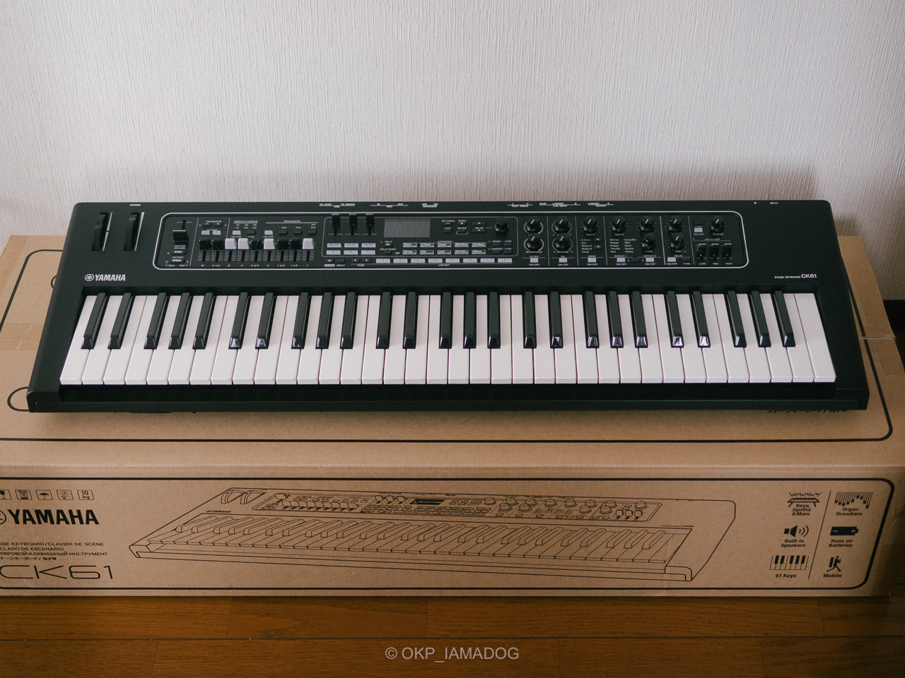 リハスタ練習の機材重量を半分に軽量化、YAMAHA CK61を買ってみた