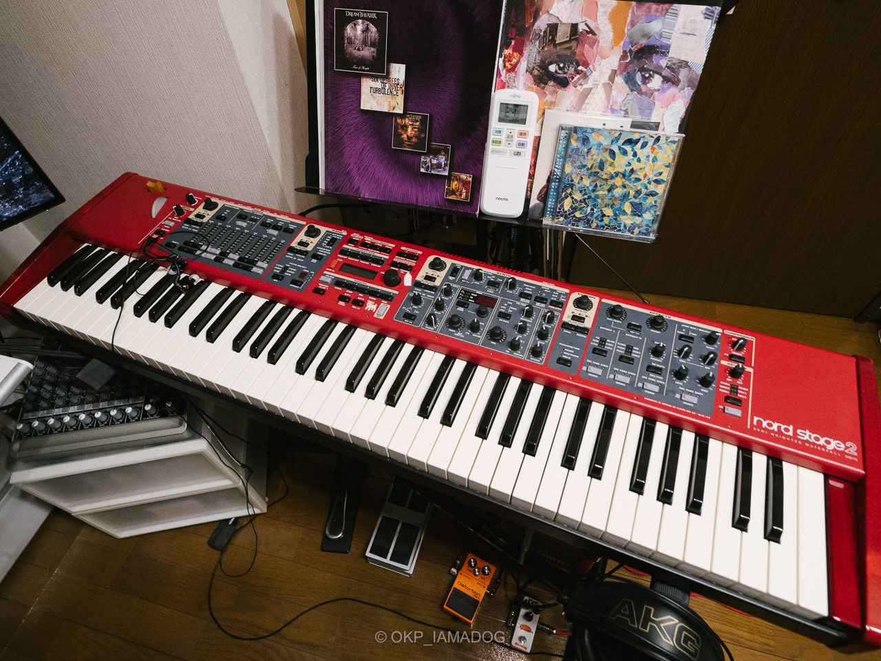 リハスタ練習の機材重量を半分に軽量化、YAMAHA CK61を買ってみた