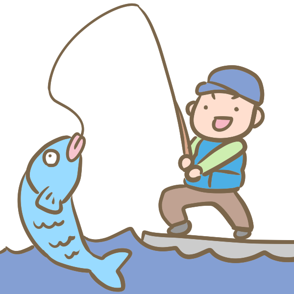 空を見上げる不思議な 釣り人 定年後のゆる くたのしい日々