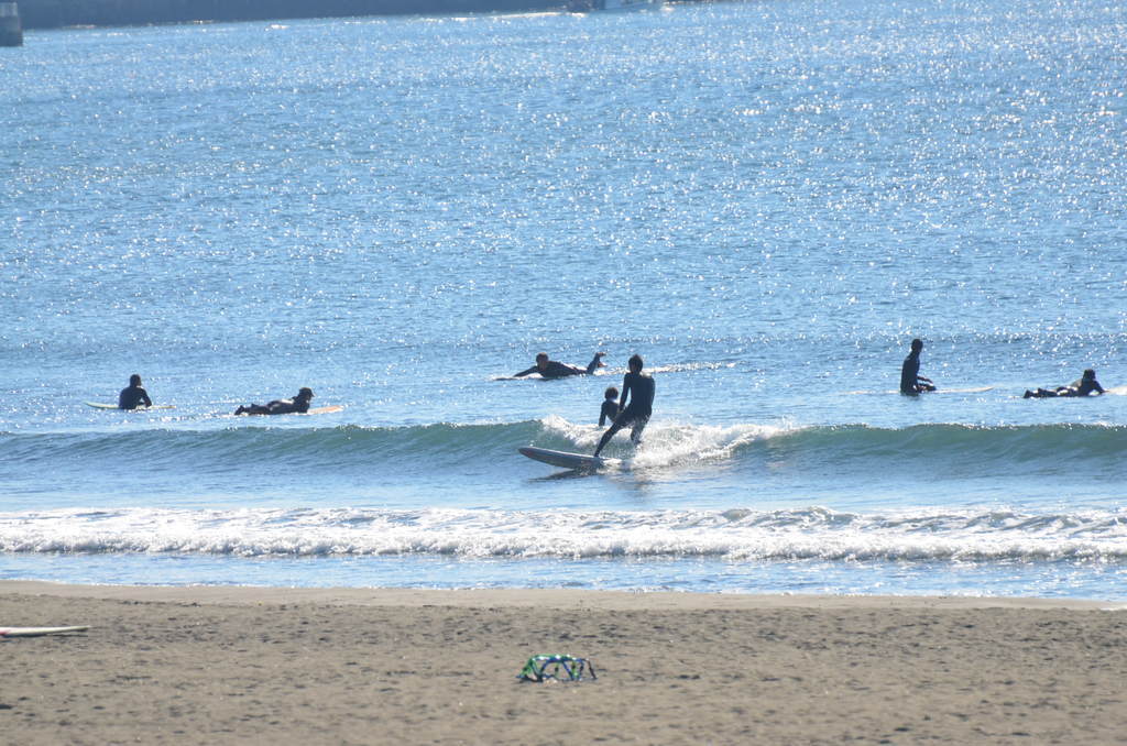 1月14日11:15頃の鵠沼
