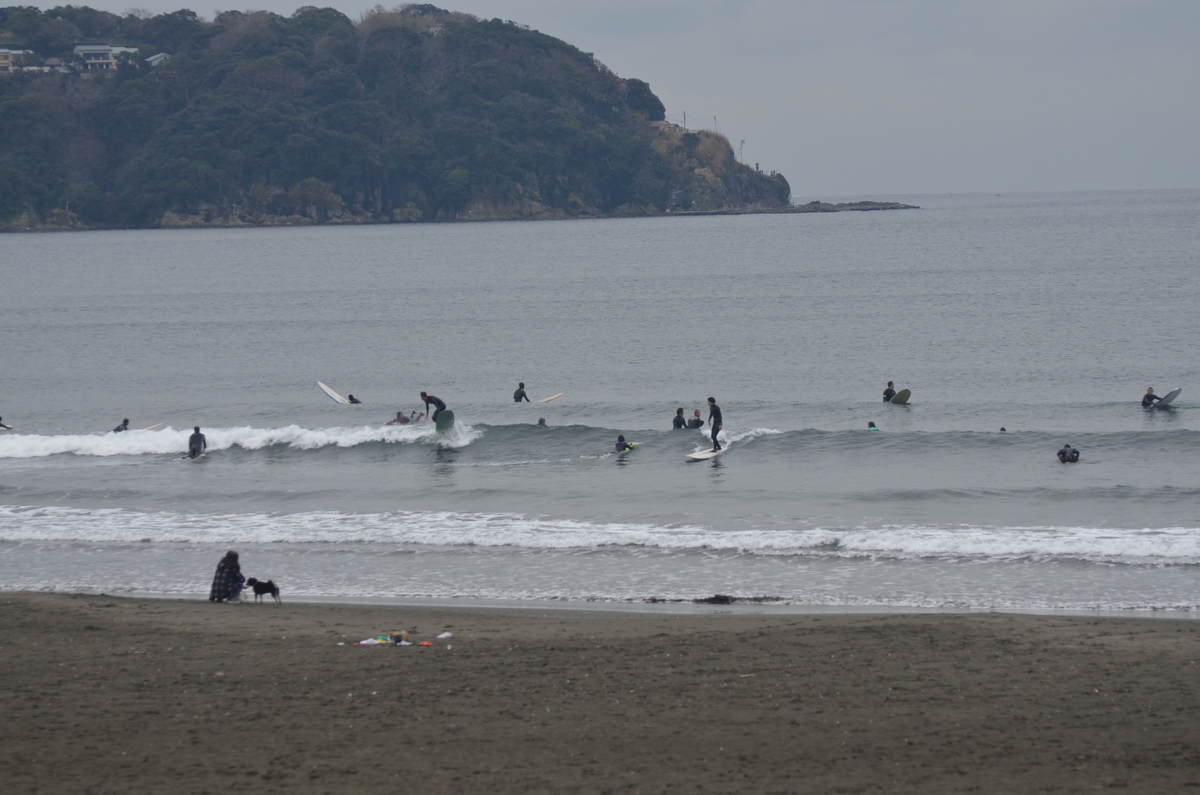 1月26日14:15頃の鵠沼