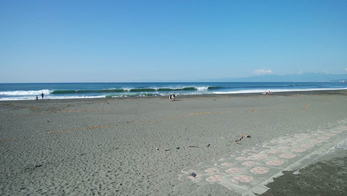 2020年9月5日朝8:21の茅ヶ崎西浜