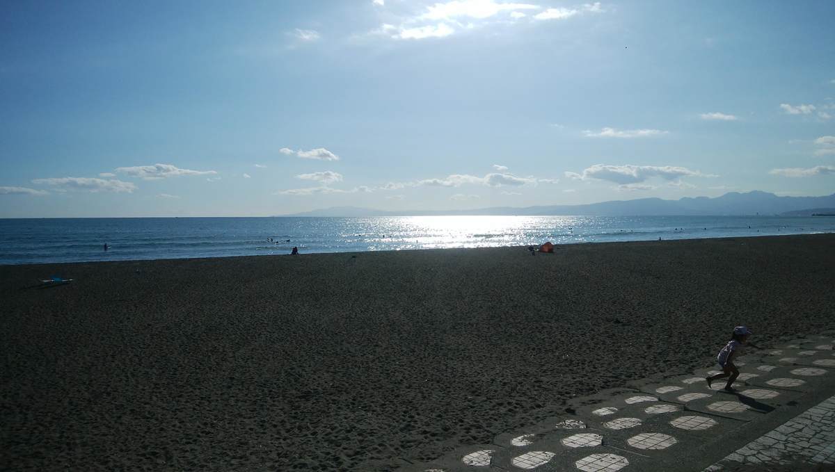 2020年10月24日14:18の茅ヶ崎西浜