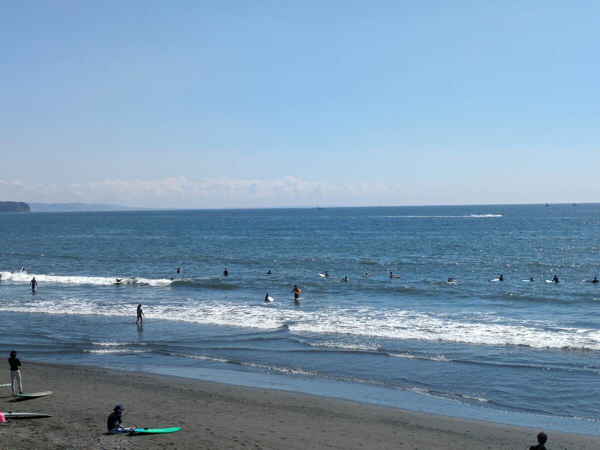 2023年9月17日午前11:05の茅ヶ崎ラチエン前