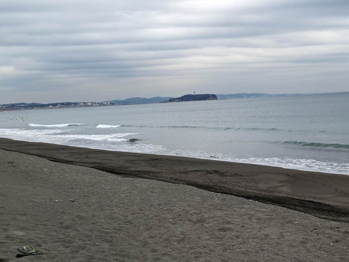 2024年2月2日午後13:09の茅ヶ崎ラチエン前