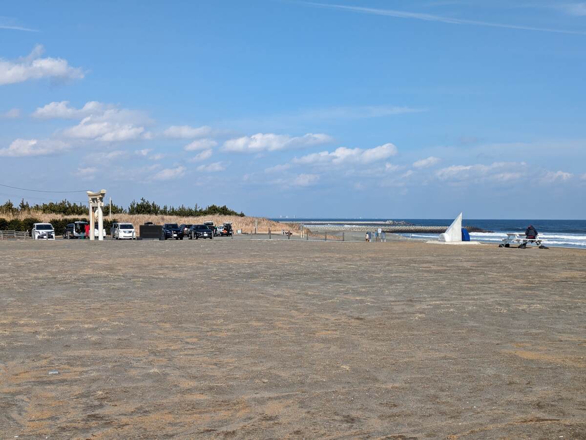 志田下の鳥居周辺