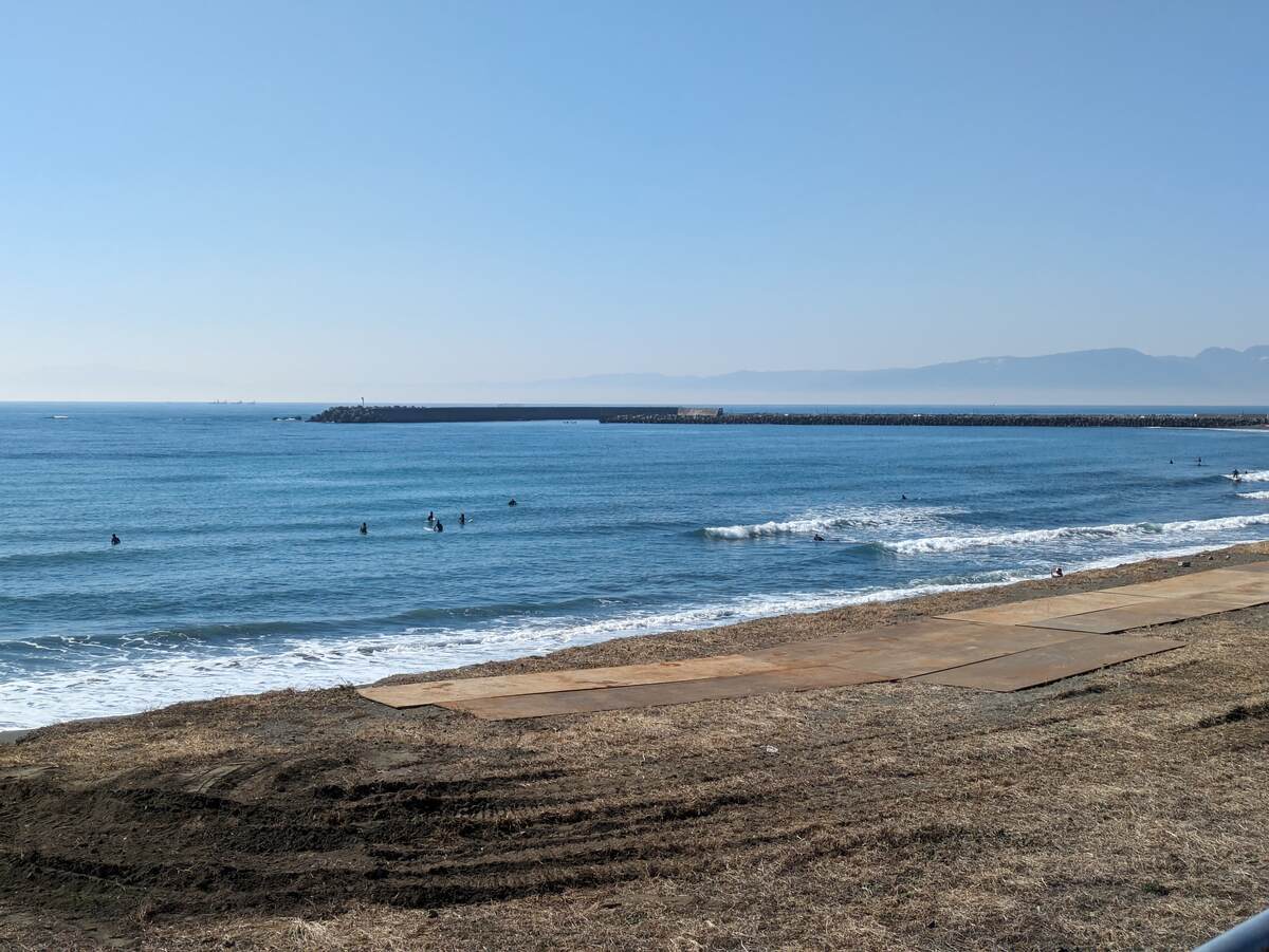2024年2月14日昼11:42の茅ヶ崎白樺