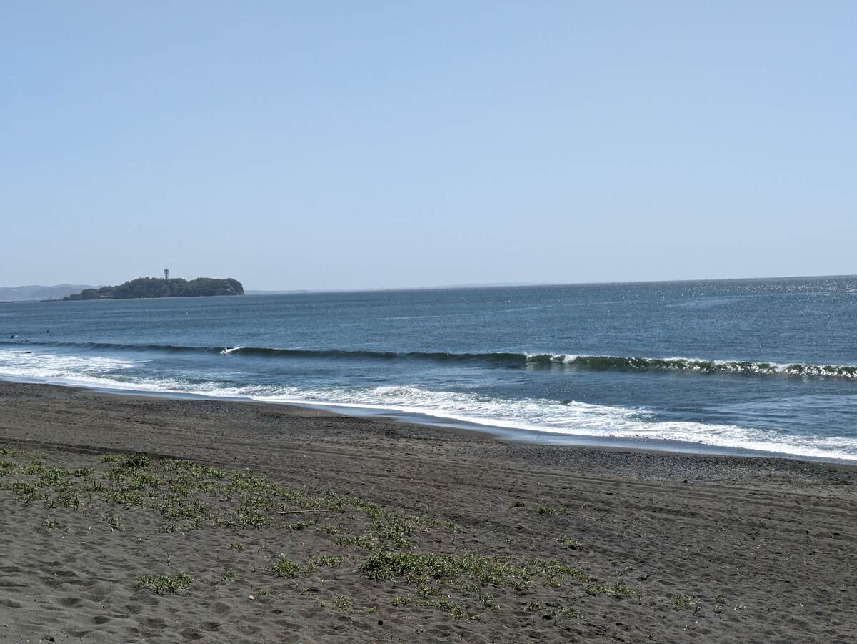 2024年4月19日午前10:45の茅ヶ崎汐小前