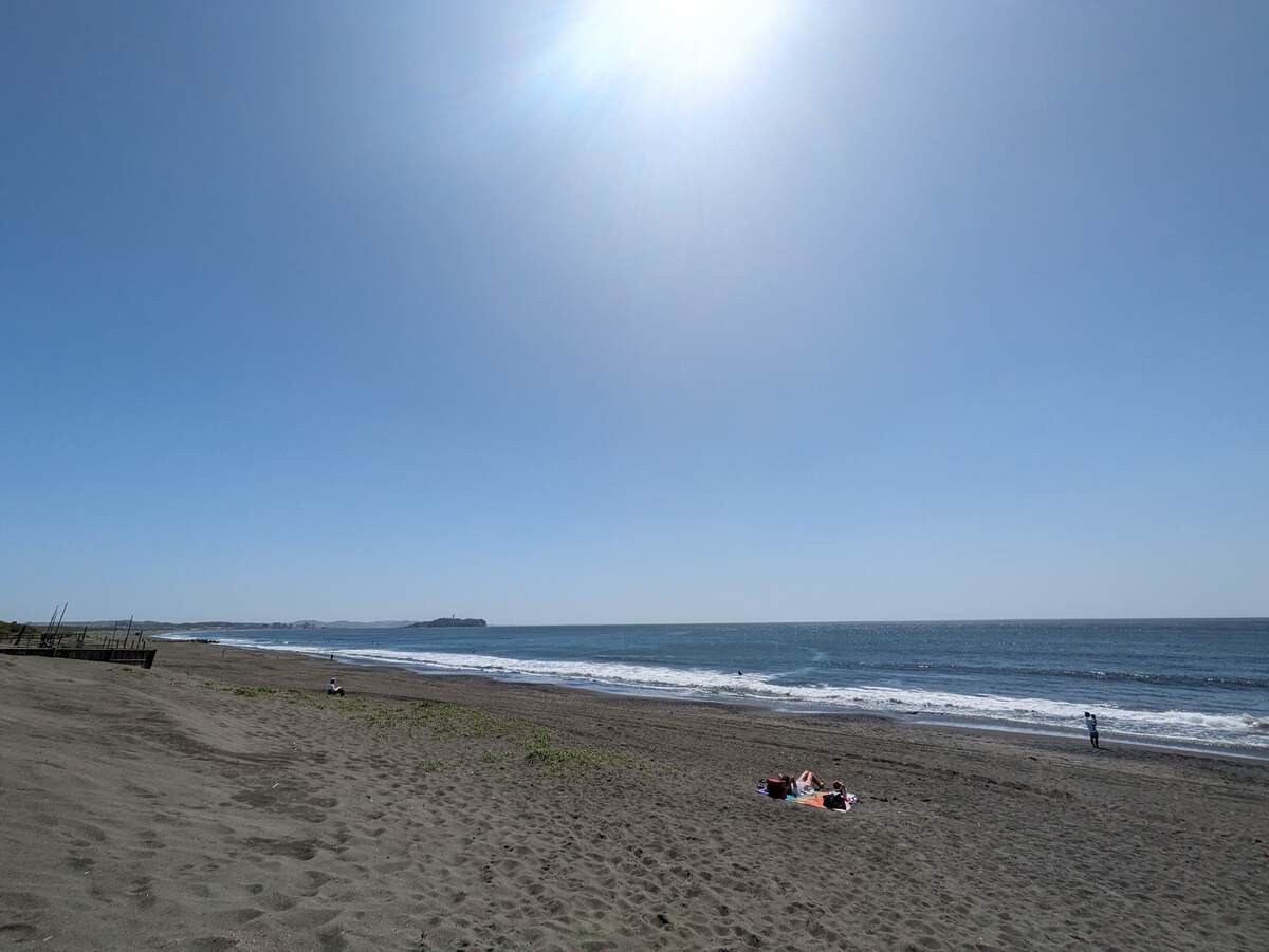 2024年4月19日午前10:45の茅ヶ崎汐小前