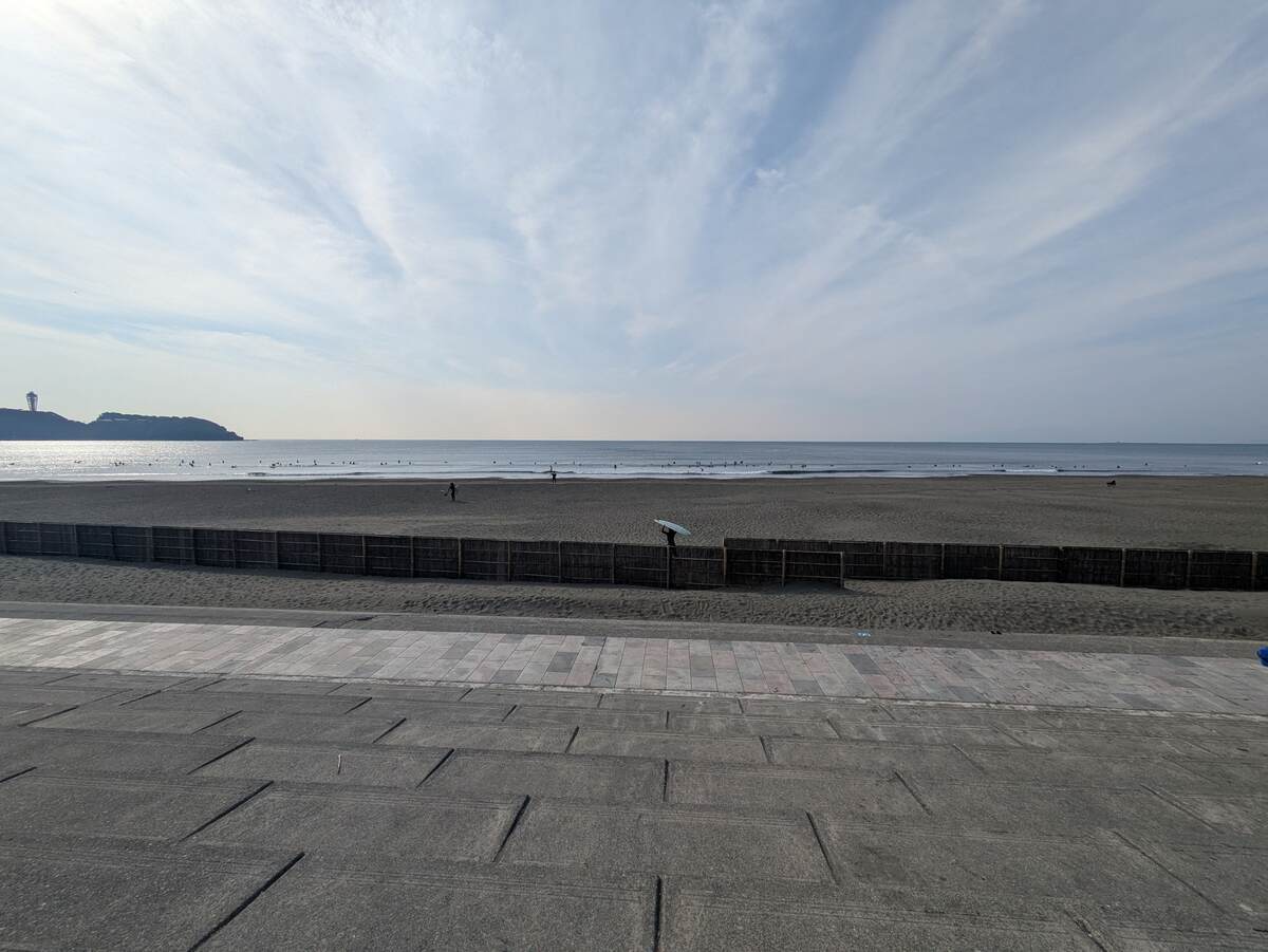 2025年1月24日午前10:39の鵠沼