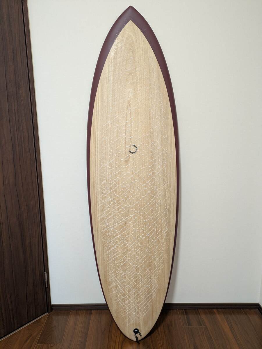 nanazero WOOD SKIN サーフボード ハイブリッド HB01 ツインエッグ