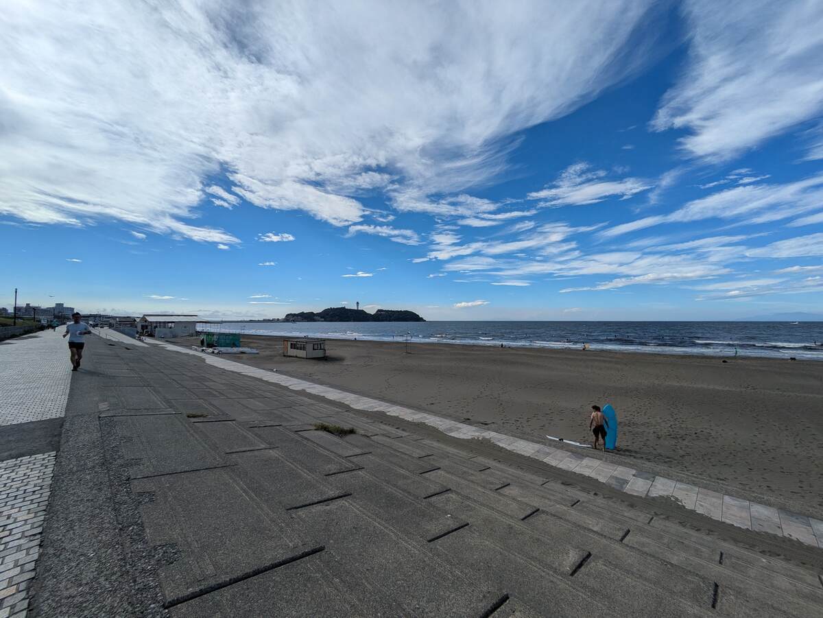 2025年9月11日午前8:10の鵠沼