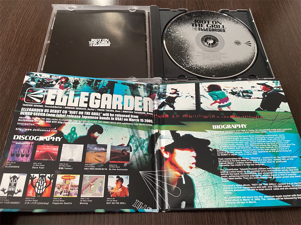US盤「RIOT ON THE GRILL」幻？の紙ジャケット - ELLEMANIACSな日々
